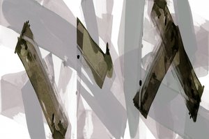 Abstrakte olivgraue Striche von cartissi