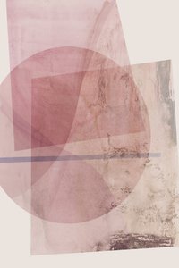 Abstrakte Rosa Formen von cartissi