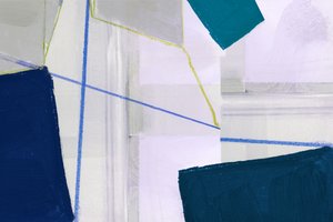 Eckige Blaue Formen