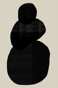 Ausgewogene schwarze Formen von cartissi
