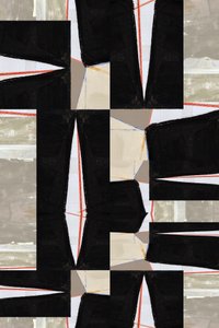 Fette geometrische Abstraktion