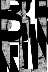 Fette Grafische Typografie