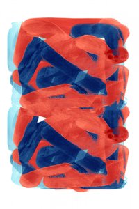 Fette Rot-Blaue Striche von cartissi