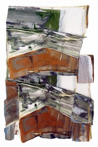 Erdiges Abstraktes Landschaft