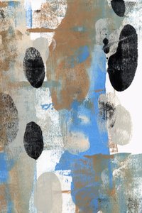 Erdige Blaue Striche