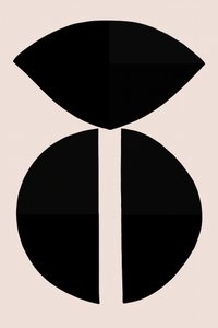 Geometrische schwarze Formen von cartissi