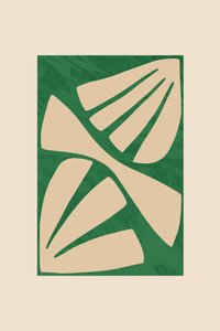 Grüne Organische Formen von cartissi