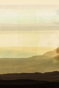 Neblige goldene Berge von cartissi