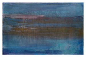 Nebliger blauer Horizont von cartissi