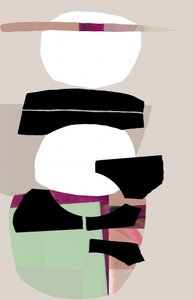 Moderner Farbblock Abstrakt
