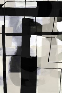 Monochrome abstrakte Formen von cartissi