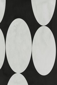 Monochromes Ovalmuster von cartissi