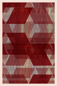 Rote geometrische Schichten von cartissi