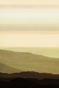 Serene geschichtete Landschaft von cartissi