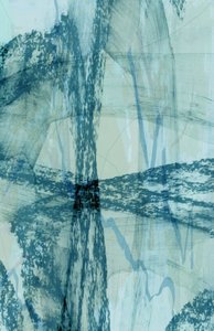 Strukturiertes Blaues Abstrakt von cartissi