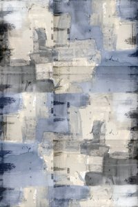 Texturierte Blau-Graue Abstraktion