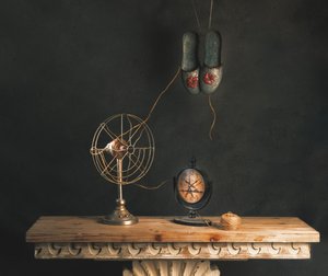 Neugierige Vintage-Anordnung