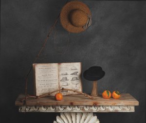 Vintage Hut Stillleben von chenyi wang