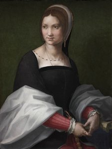 Porträt einer Frau von circle of Andrea del Sarto