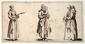 Drei Figuren von Kosma Sergejewitsch Petrow Wodkin