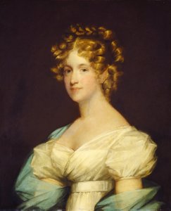 Charlotte Morton Dexter (Mrs. Andrew Dexter) von completed by an unknown artist Gilbert Stuart