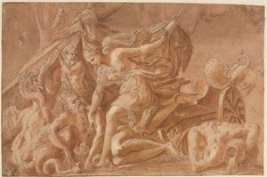 Kopie nach Primaticcios Juno weckt den Schlaf von copy after Francesco Primaticcio