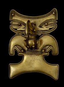 Anhänger eines Schamanen, der sich in einen Tukan verwandelt, 500-1550 n. Chr.