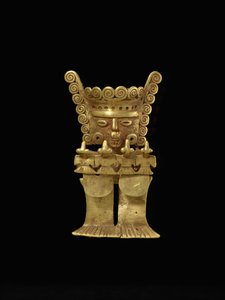 Figuraler Anhänger mit vier Vögeln von culture Zenú