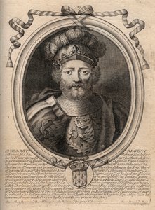 Porträt von Eudes (Odon) (ca. 860 - 898), Graf von Paris und Troyes, dann König von Frankreich - EUDES Graf von Paris, gewählt zum französischen Thron nach der Absetzung von Karl dem Kaiser - Gravur aus 