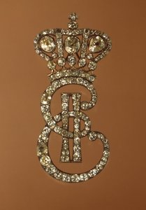 Monogramm von Katharina II. für die Ehrendamen, zwischen 1775 und 1780 von decorations and medals Orders
