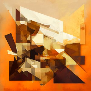 Abstrakte Kunst Terrakotta
