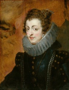Porträt von Isabella von Bourbon, ca. 1630 von follower of Flemish,. Peter Paul Rubens