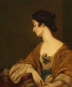 Porträt von Mrs. George Collier von follower of Joshua Reynolds