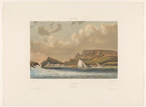 Caracasbaai (Curaçao. Caraccas Baai) von jonkheer Jacob Eduard van Heemskerck