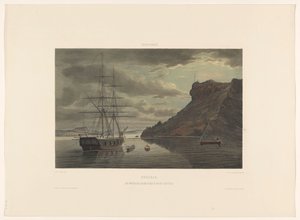 Fort Nassau und das Schottegat, Curaçao von jonkheer Jacob Eduard van Heemskerck