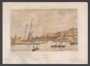 Waaigat und Stadtmauer von Willemstad von jonkheer Jacob Eduard van Heemskerck