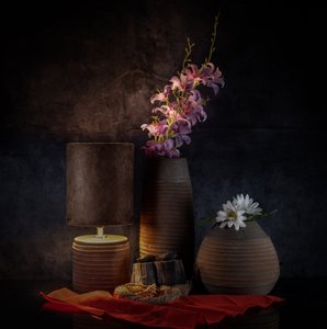 Stimmungsvolles Blumen-Stillleben