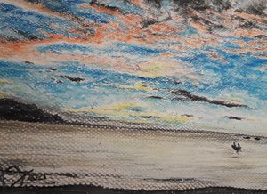Sonnenuntergang am Playa Medina