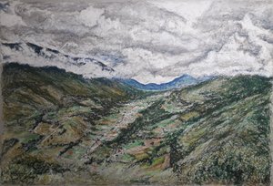 Die Anden Venezuelas - Dorf Venegara, Bundesstaat Táchira von miguelmendez_art.ve