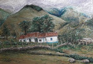 Andenlandschaft - Llano Largo, Venezuela