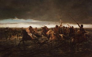 Die Rückkehr des Indianerüberfalls von Ángel DELLA Valle