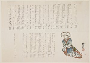 Affe in einem Hochzeitskleid, ca. 1836 von nishi Chinnen
