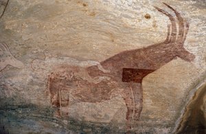 Huftier, Höhlenmalerei, Sephar, Tassili n