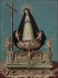 Jungfrau der Einsamkeit, aus dem Kloster Mínimos de la Victoria von osé Campeche