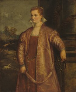 Irene di Spilimbergo von possibly begun by Gian Paolo Pace Assistant of Titian