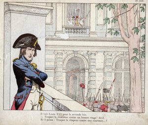 Er sah Ludwig XVI. zum zweiten Mal (Invasion der Tuilerien, 20. Juni) von pseudonym for Onfray de Breville Jacques Job