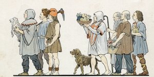 In „Frankreich, seine Geschichte erzählt von G. Montorgueil, illustriert von Job“ 1896. Private Sammlung. von pseudonym for Onfray de Breville Jacques Job