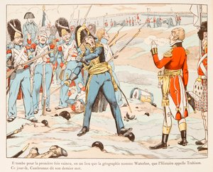 A Waterloo Cambronne gegen die Engländer 1815