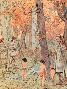 Jacques Marie Gaston Onfroy de Breville, genannt JOB - Im Alter von sechzehn Jahren wurde George Washington Landvermesser und kartierte die Ländereien westlich der Blue Ridge Mountains von pseudonym for Onfray de Breville Jacques Job