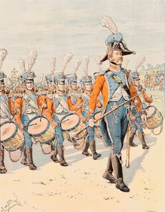 Jacques Marie Gaston Onfroy de Breville dit JOB (1858-1931) - Uniformen der französischen Truppen zu allen Zeiten: Trommler des 15. Regiments der leichten Infanterie (1807 bis 1812), Privatsammlung von pseudonym for Onfray de Breville Jacques Job